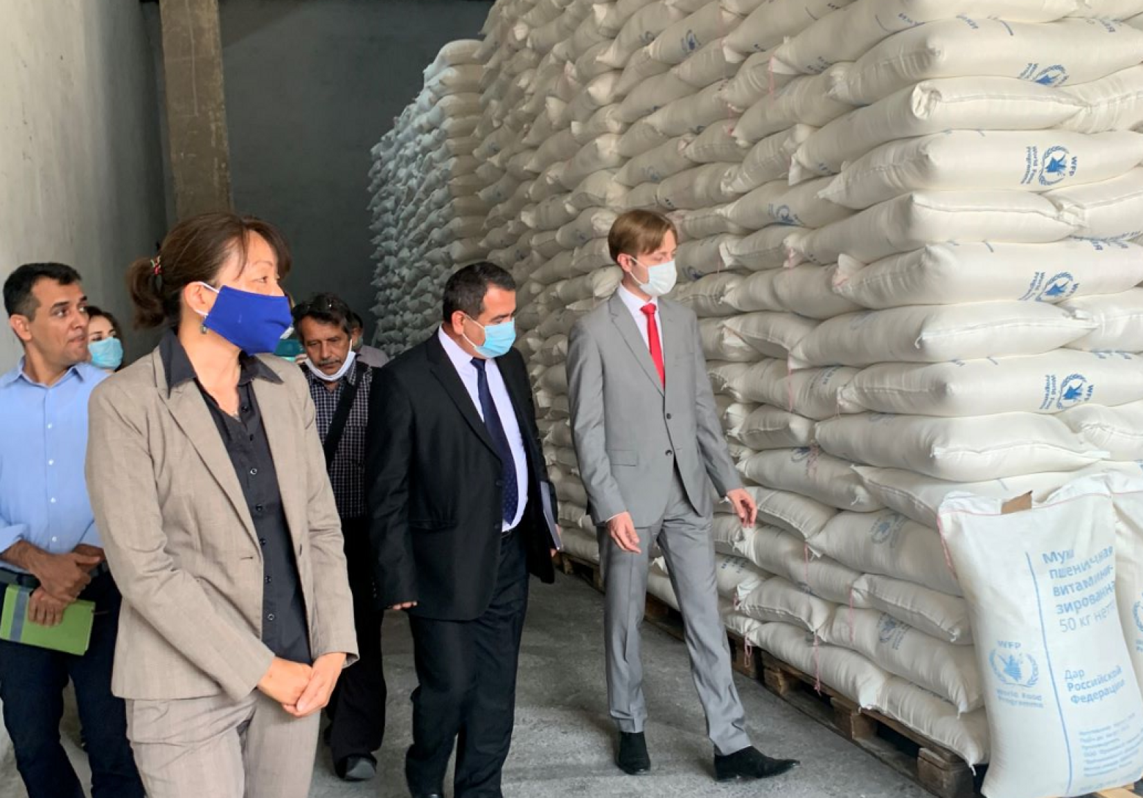 WFP received fortified wheat flour from the Russian Federation