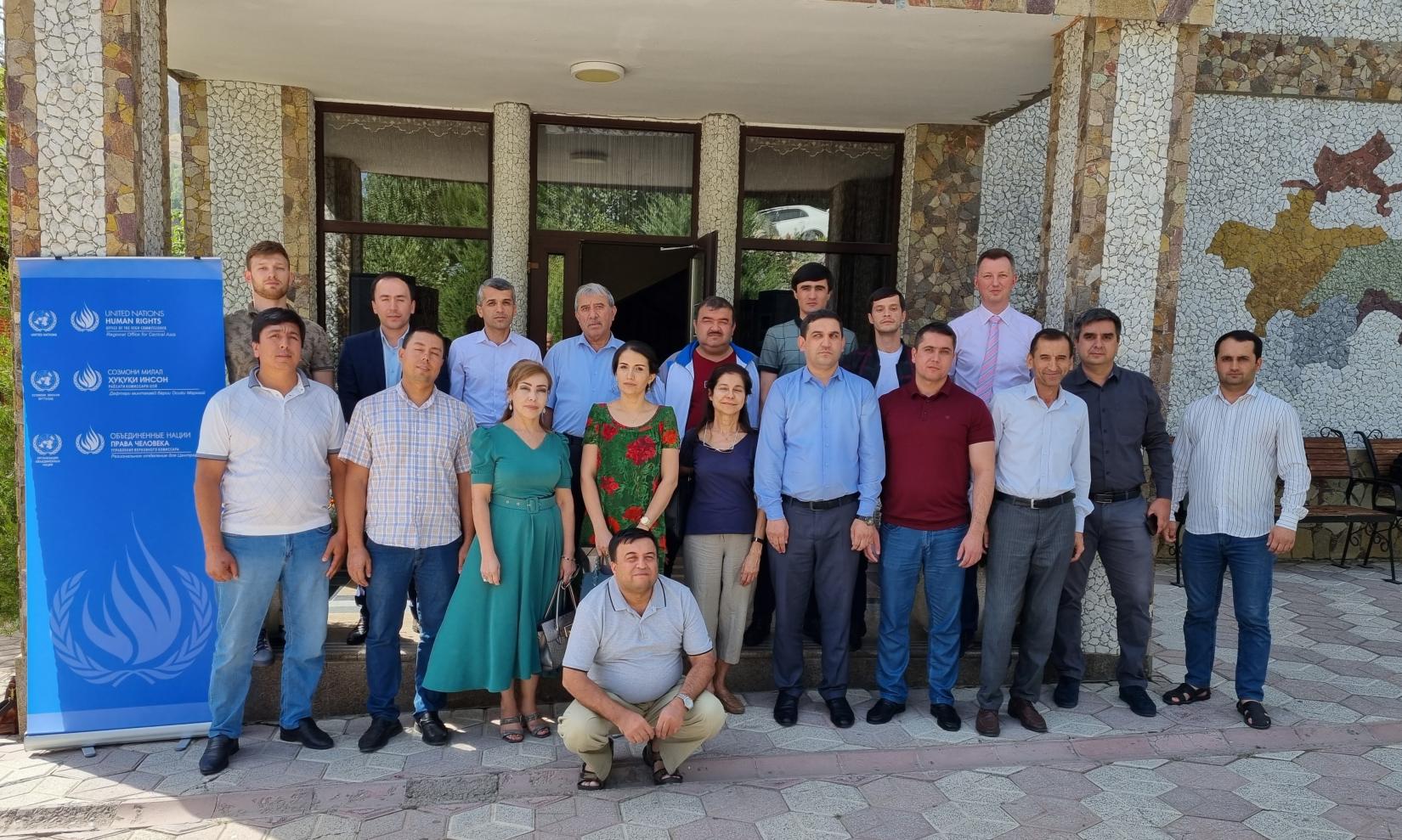 Group photo of training participants